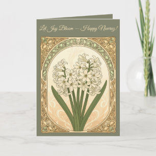 Sonbol Blommar Nowruz Förnyelse Kort