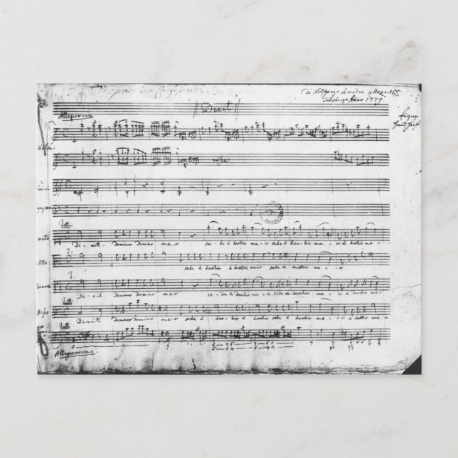 Söndag, 1779 vykort (Framsida)