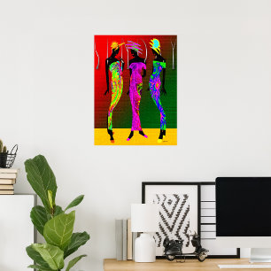 Söndag Afrocentric Church Poster