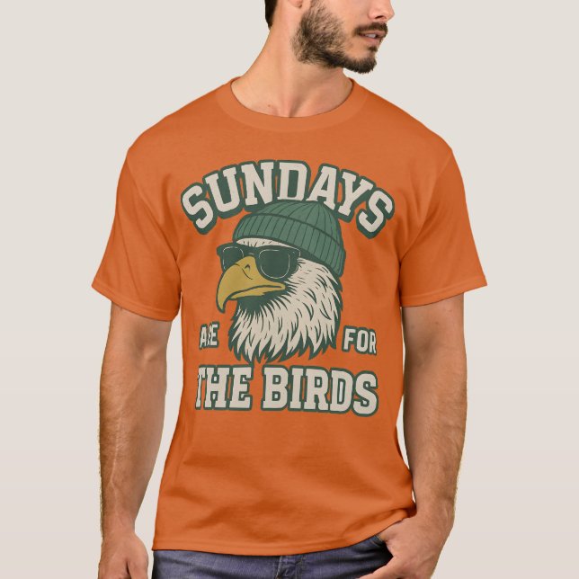 SÖNDAG ÄR FÖR FÅGELN T SHIRT (Framsida)