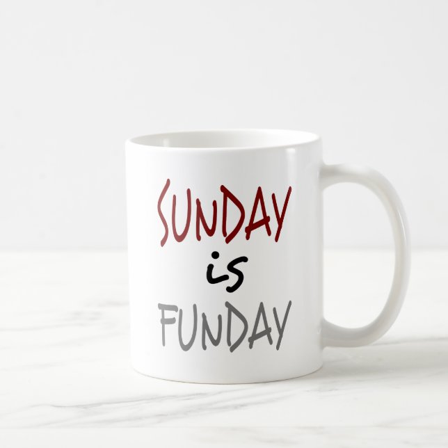 Söndag är Funday Mugg (Höger)