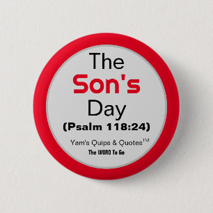 Söndag är Guds dags-"Son's Day"-knapp Knapp