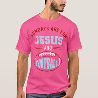 Söndag är till för Jesus fotboll t T Shirt