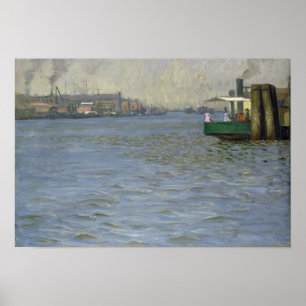 Söndag Atmosphere på Elbe Poster