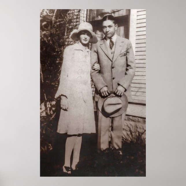 SÖNDAG BEST BONNIE & CLYDE POSTER (Framsidan)