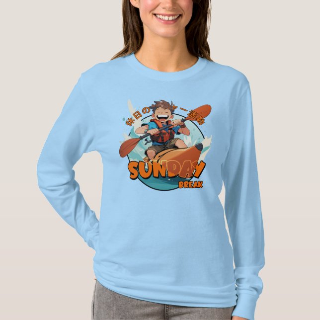 Söndag Break | Kvinnors Långärmad T Shirt (Framsida)