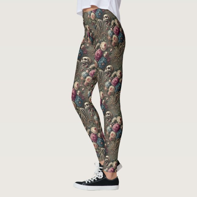 Söndag Cynic-Gothic Victorian Leggings (Vänster)