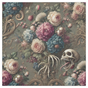 Söndag cyniskt-Gothic Victorian Påstående Tile Tyg