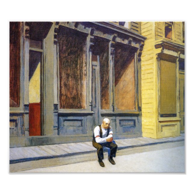 Söndag | Edward Hopper | Fototryck (Framsidan)