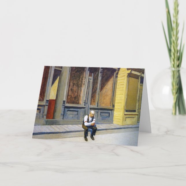 Söndag | Edward Hopper | Kort (Framsida)
