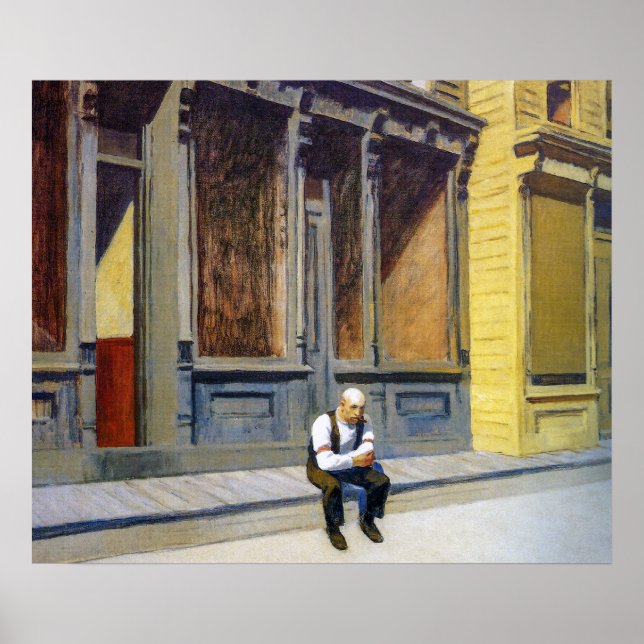 Söndag | Edward Hopper | Poster (Framsidan)
