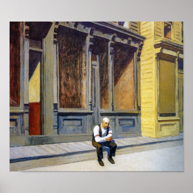 Söndag | Edward Hopper | Poster (Framsidan)