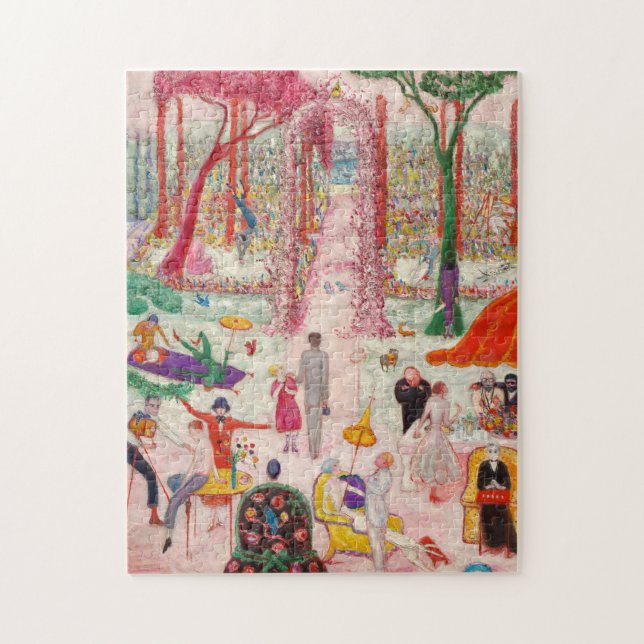 Söndag eftermiddag i Land, 1917 Pussel (Vertikal)