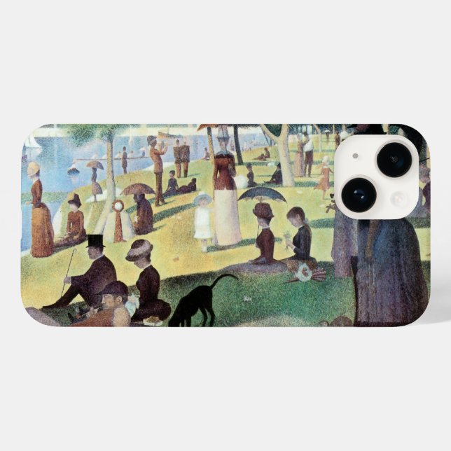 Söndag eftermiddag, ön La Grande Jatte av Seurat (Baksida (horisontell))
