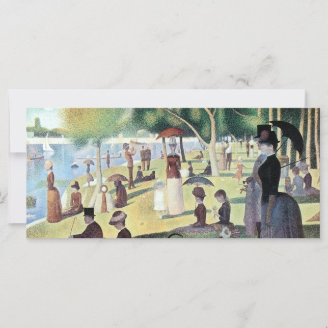 Söndag eftermiddag, ön La Grande Jatte av Seurat (Framsida)