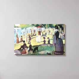 Söndag eftermiddag, ön La Grande Jatte av Seurat Canvastryck