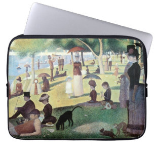 Söndag eftermiddag, ön La Grande Jatte av Seurat Laptop Sleeve