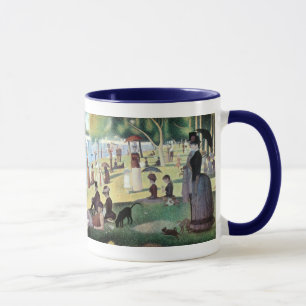 Söndag eftermiddag, ön La Grande Jatte av Seurat Mugg