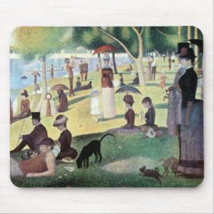 Söndag eftermiddag, ön La Grande Jatte av Seurat Musmatta