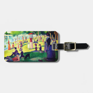 Söndag eftermiddag på ön La Grande Jatte Bagagebricka