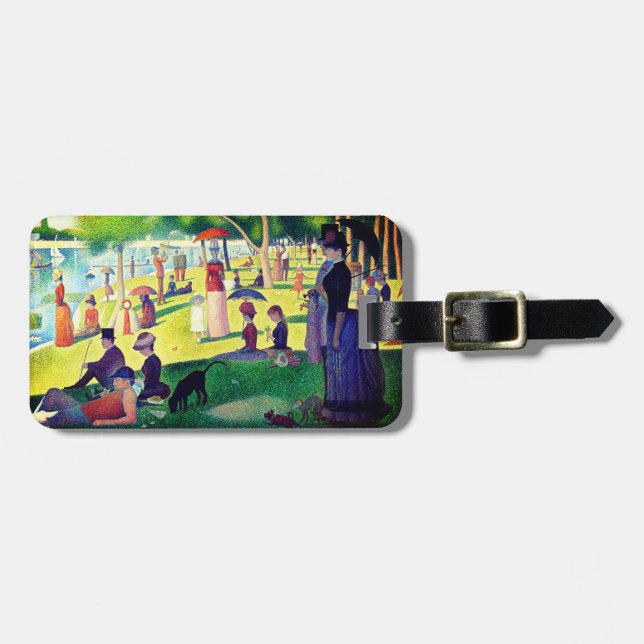 Söndag eftermiddag på ön La Grande Jatte Bagagebricka (Horisontell Framsida)