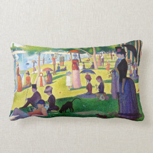 Söndag eftermiddag på ön La Grande Jatte Lumbarkudde