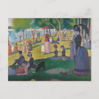 Söndag eftermiddag på ön La Grande Jatte Vykort