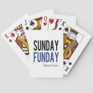 Söndag Funday Beachin' Spel Kort