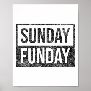 Söndag Funday Brunch Footbyll Sports Bbq Church Poster