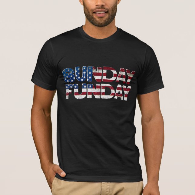 Söndag Funday T Shirt (Framsida)