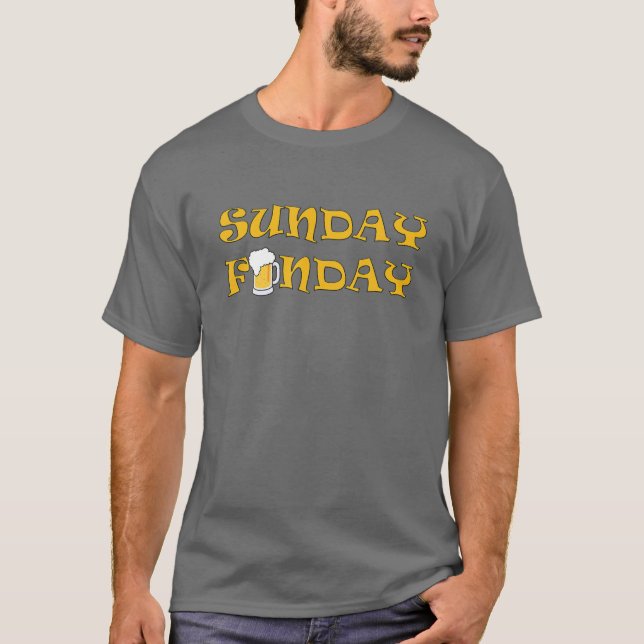 Söndag Funday T Shirt (Framsida)