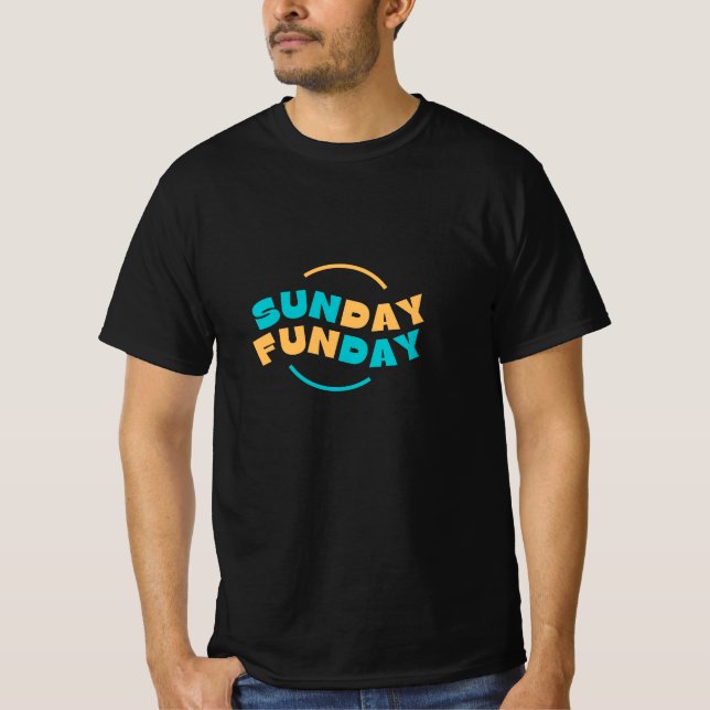 söndag funday t shirt (Framsida)