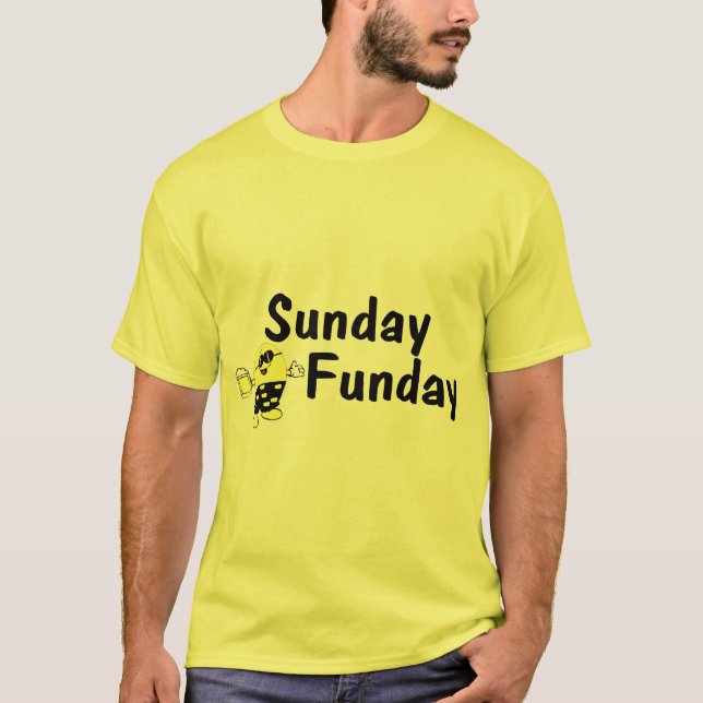 Söndag Funday T Shirt (Framsida)
