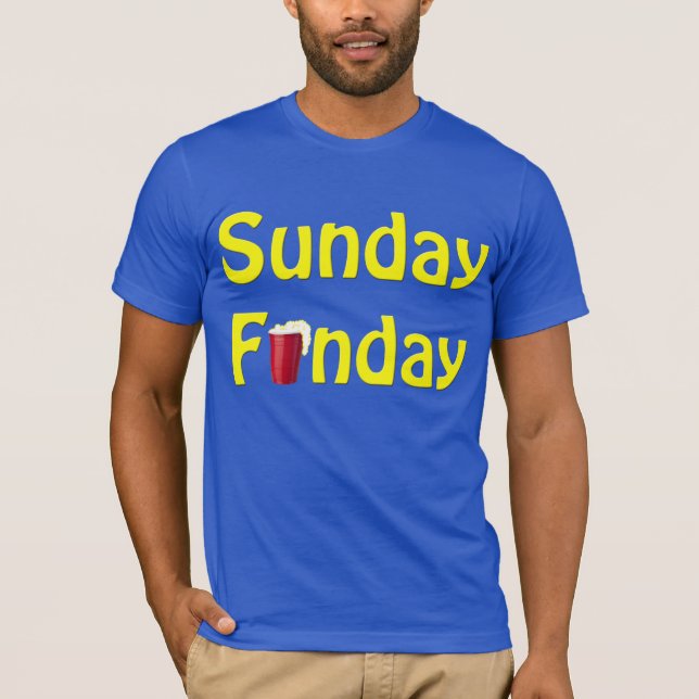 Söndag Funday T-shirt (Framsida)