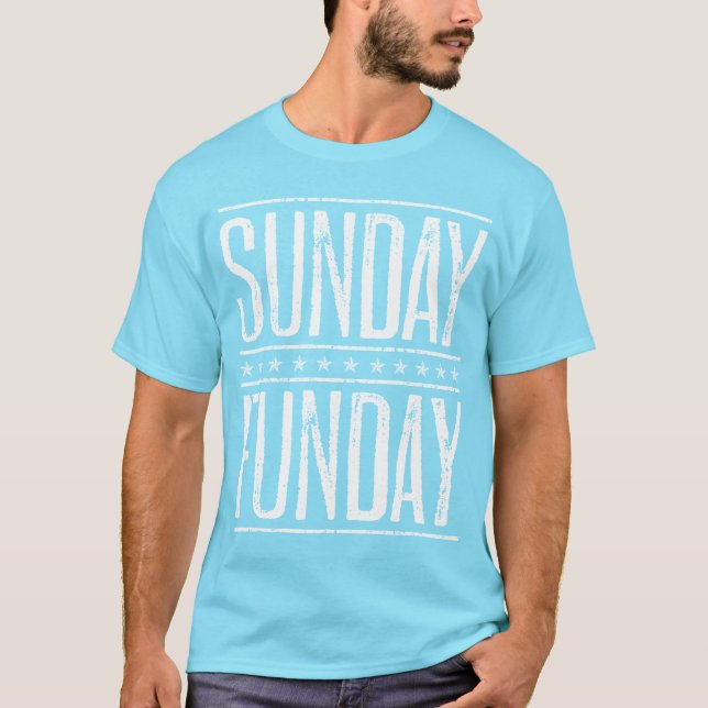 Söndag Funday T Shirt (Framsida)