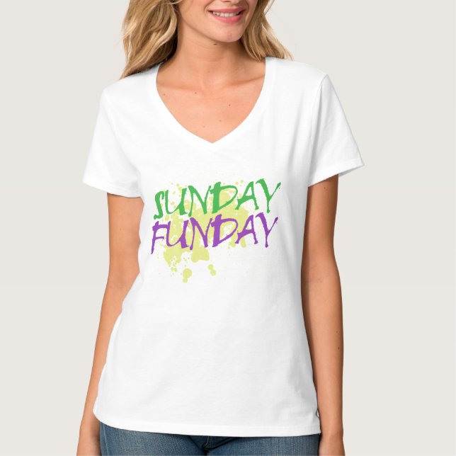 Söndag Funday T-shirt (Framsida)