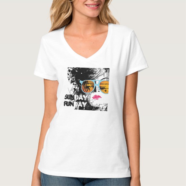 Söndag Funday T-shirt (Framsida)