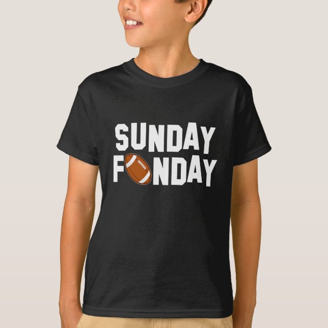 Söndag Funday! Tee Shirt (Framsida)