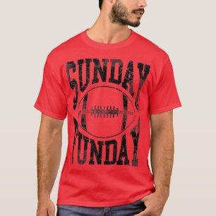 Söndag Funday Vintage Roligt Day Sports Design (69 T Shirt