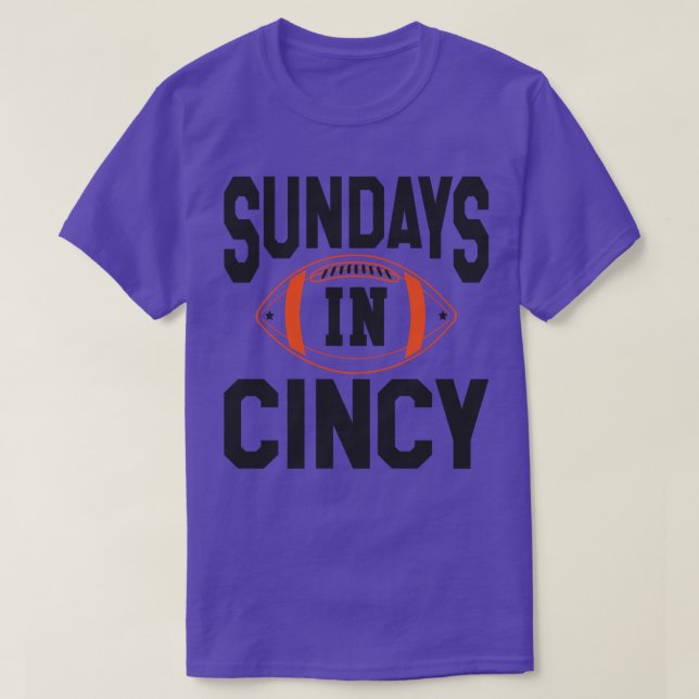 Söndag i Cincy T Shirt (Design framsida)
