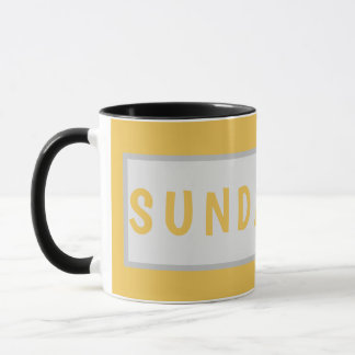 Söndag Idag – Minimalistisk Kaffemuggdesign Mugg