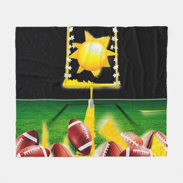 SÖNDAG NIGHT FOOTBALL! FLEECEFILT (Framsidan (Horisontell))