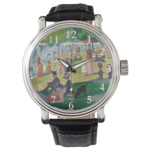 Söndag om La Grande Jatte Seurat Painting Armbandsur