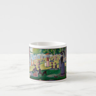 Söndag om La Grande Jatte Seurat Painting Espressomugg
