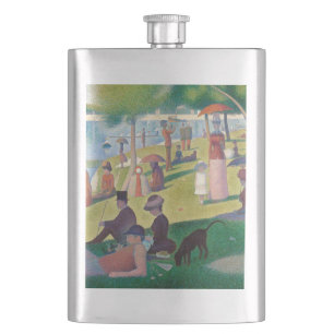 Söndag om La Grande Jatte Seurat Painting Fickplunta