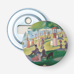 Söndag om La Grande Jatte Seurat Painting Flasköppnare