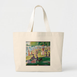 Söndag om La Grande Jatte Seurat Painting Jumbo Tygkasse