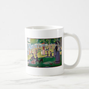 Söndag om La Grande Jatte Seurat Painting Kaffemugg