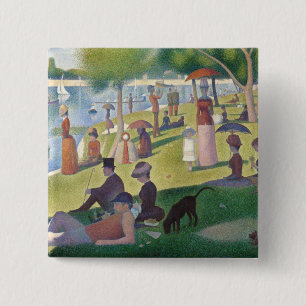 Söndag om La Grande Jatte Seurat Painting Knapp