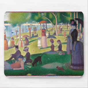 Söndag om La Grande Jatte Seurat Painting Musmatta